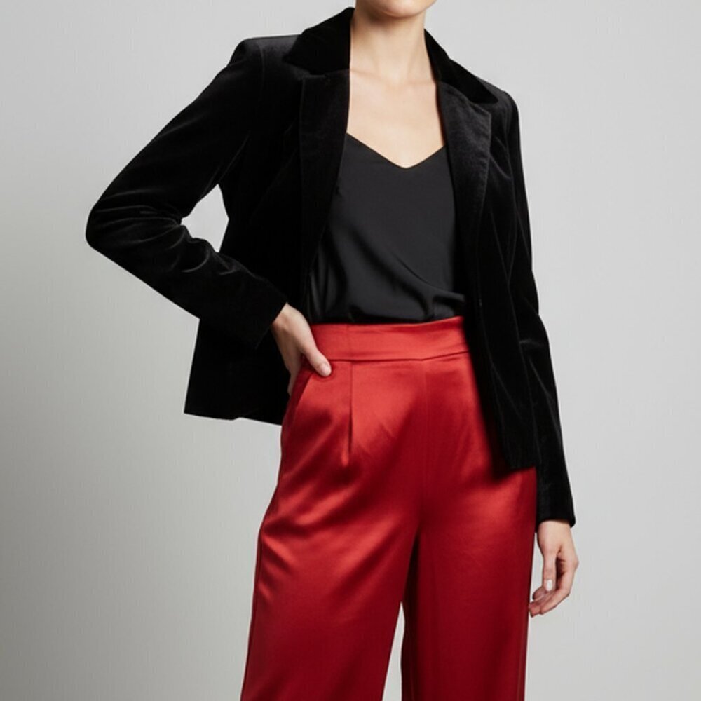 Harold's Black Velvet Women's Jacket | Size 4 - Picture 3 of 7